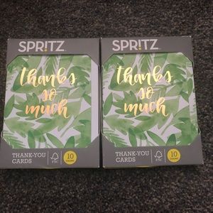 Spritz Thank You Cards Set of 20! New in Box